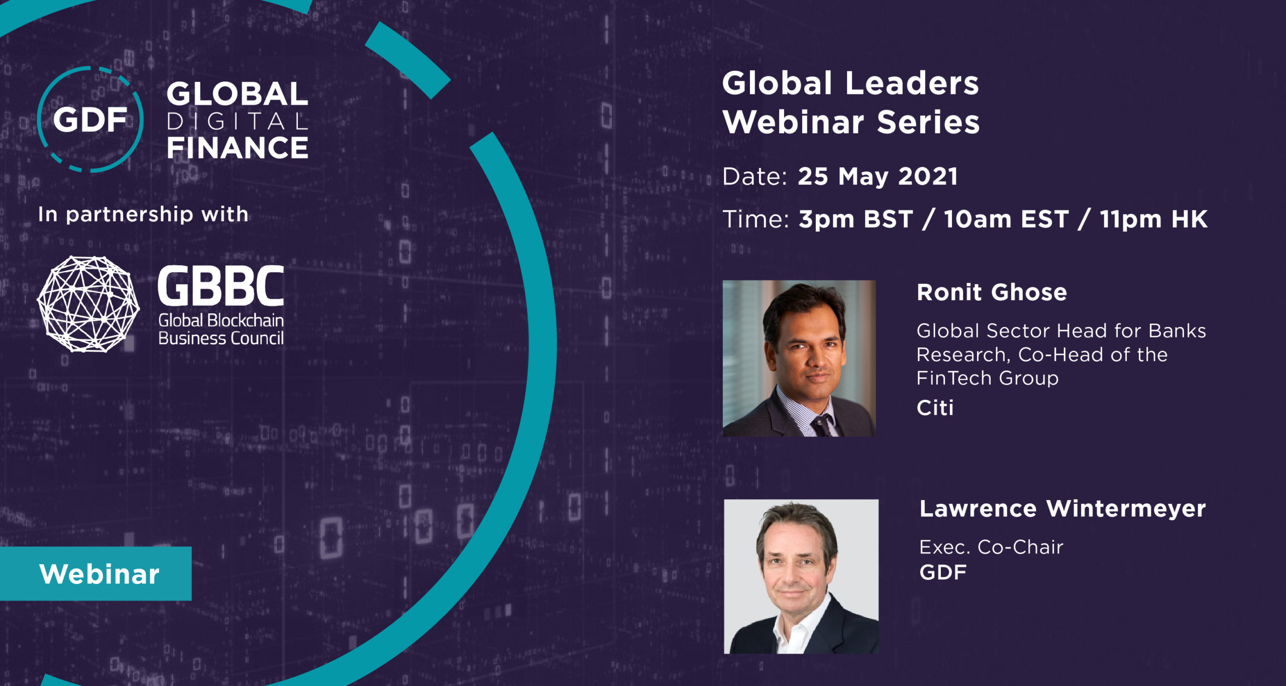 GDF Global Leaders Webinar with Ronit Ghose, Global Sector Head for ...